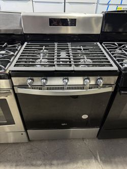 Whirlpool Stainless Steel 5 Burner Range Stove 