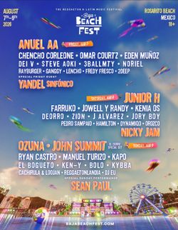 GA Baja Beach Fest Ticket