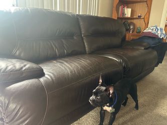 Leather Electric Couch.