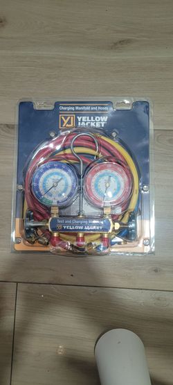 Yellow Jacket Refrigerant Manifold W/Hoses