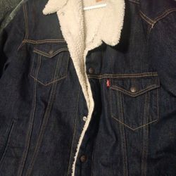 XXL Levi Sherpa trucker jacket