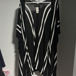 Black and white shark