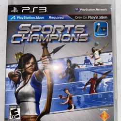 Sports Champions Sony PlayStation 3 PS3 Game Complete With Manual Tested