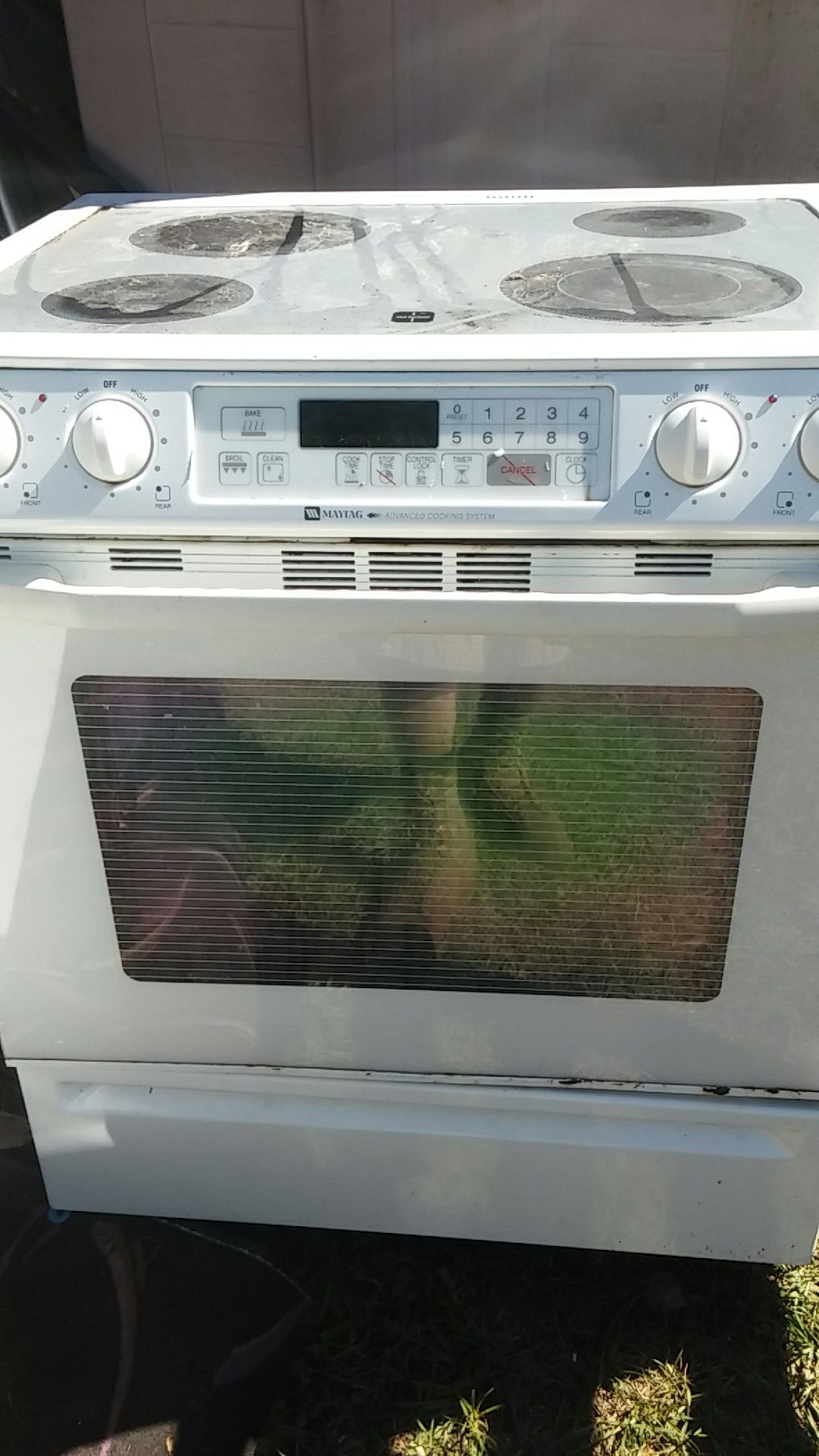 Glass Top electric oven