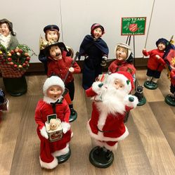 Carefully Stored - Byer’s Choice Christmas Holiday Caroler Collectibles