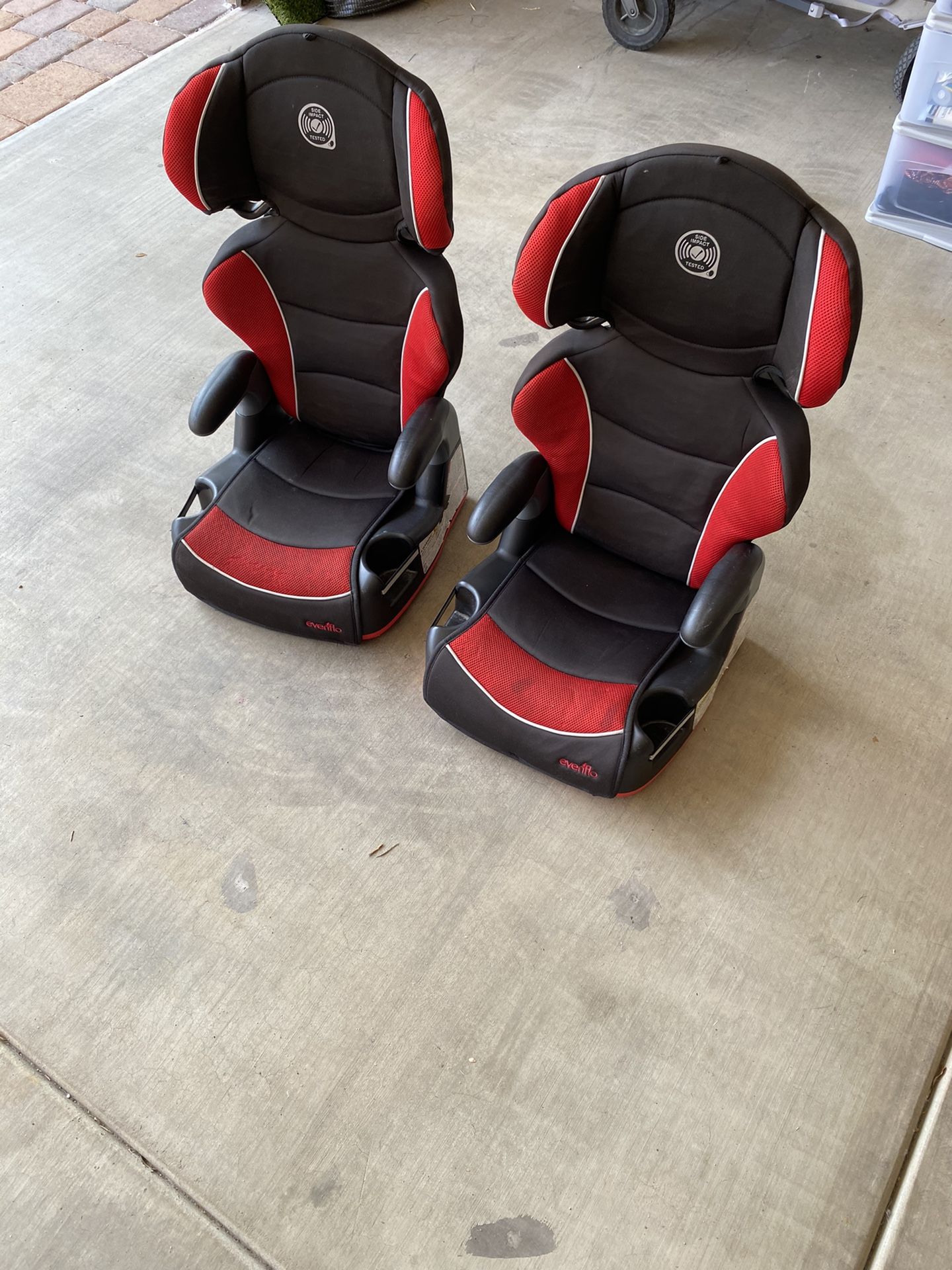 Two Car seat boosters