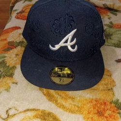 Atlanta braves fitted hat brand new 7 and 1/2