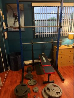 CAP power rack +OPPSDECOR benchpress