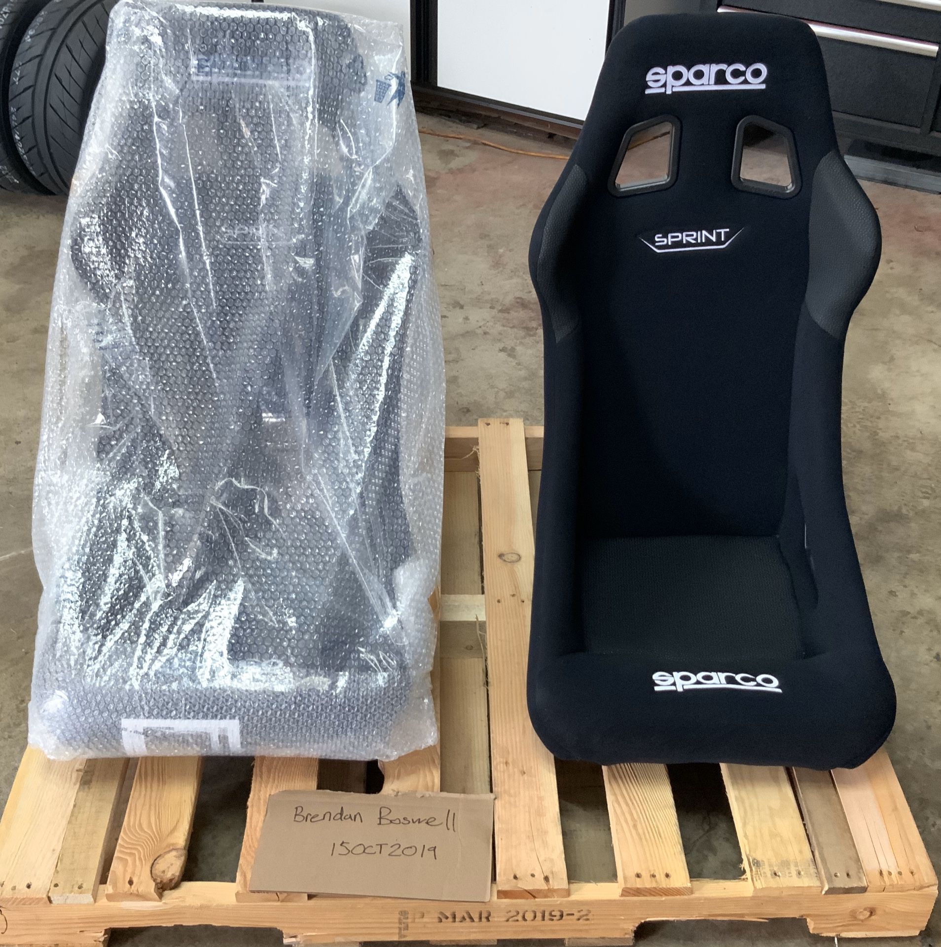 New Sparco Sprint bucket seat FIA approved for racing