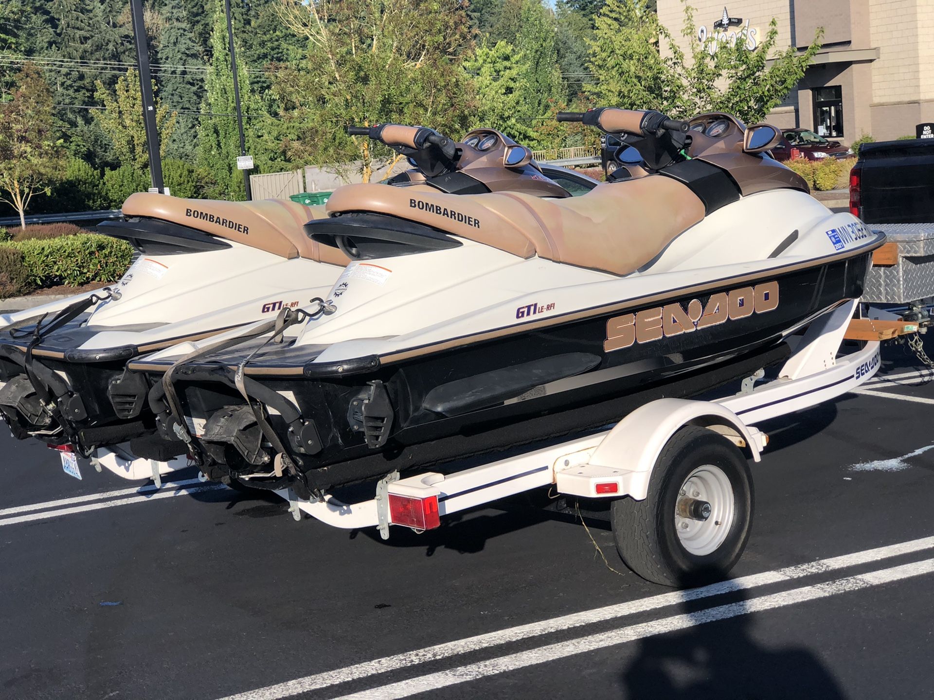 2003 SeaDoo GTI Jet Ski Package with Trailer for Sale in Bothell, WA