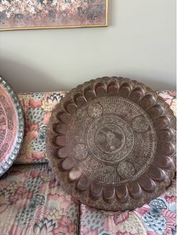 Two cooper trays