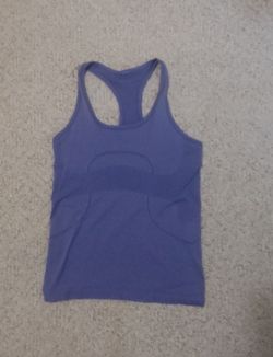 Blue Lululemon Tank