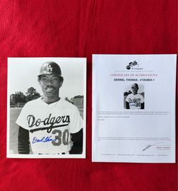 Original Baseball player autographed