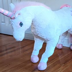 Big & Beautiful Stuffed Unicorn 