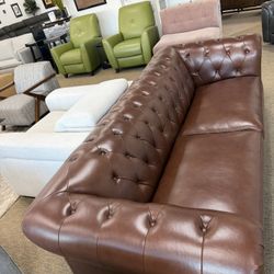 Top grain Leather Sofa-Zoe -Zero down Payment 
