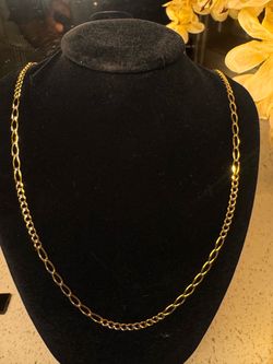 14k Figaro Link Chain