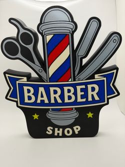 Barber shop light box