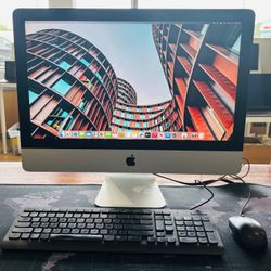 Apple iMac 21” 4K Retina 2017 3Ghz i5 8GB 256GB Radeon Pro 555 2GB Graphics  -OS VENTURA