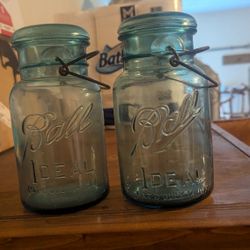Antique Ball Glass Jars
