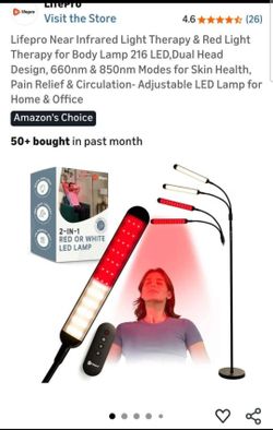 Red Light Therapy LED Lamp, New