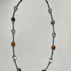 Fashion Jewelry Beaded Necklace 925 Silver