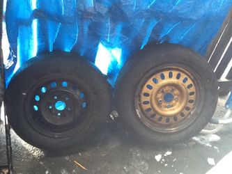2 steelies need tires 20$