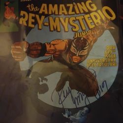 Autographed Ray Mysterio Picture