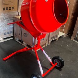 5 Cf Cement Mixer All Steel W, Rubber Wheels New 275.00