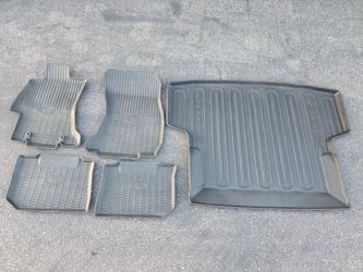 OEM Subaru WRX/STI  All Weather Rubber Floor Mat Set + Cargo Tray