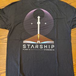 SpaceX Starship Flight 2 Shirt Size L