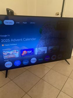 65 inch Vizio TV flatscreen salt as is $60 but the flat screen has a black black spot on it, but everything works fine