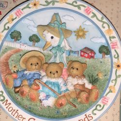Cherished Teddies New Mother Goose & Friends 6 1/2” Plate 
