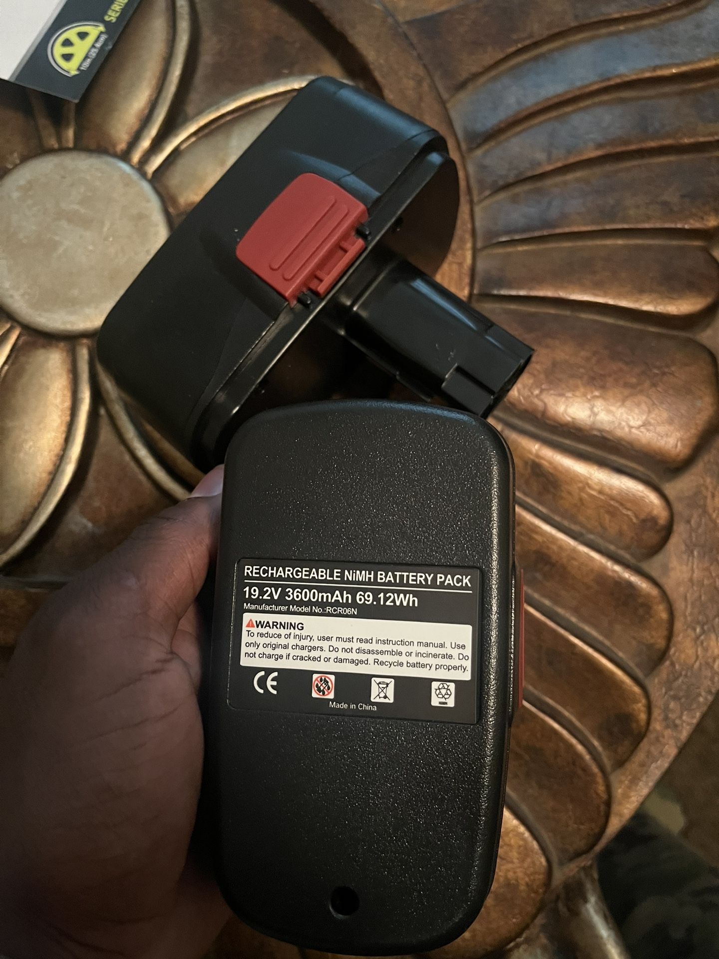 19.2V Rechargeable Battery 2 Pack
