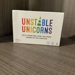 Unstable Unicorns Card Game Like New
