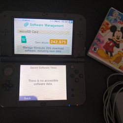 New Nintendo 3DS XL and Games