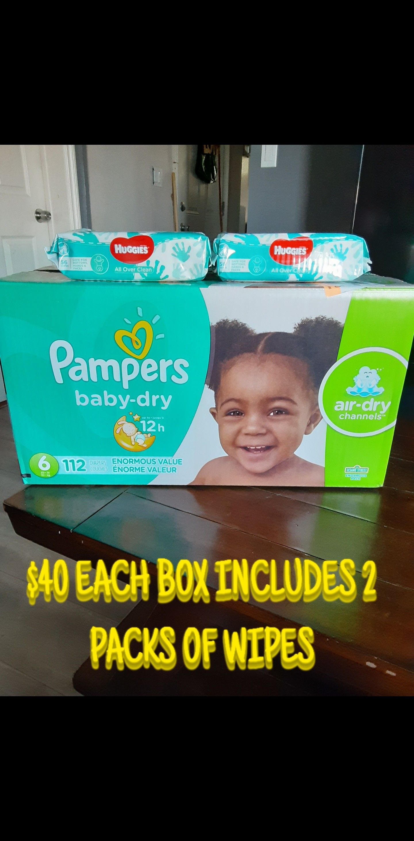 Pampers Baby Dry Size 6💚👶💚