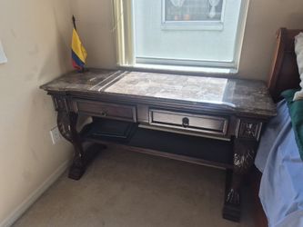 Elegant Marble top Hall Table