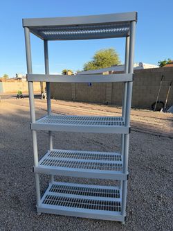 5-Tier Plastic Storage Shelving