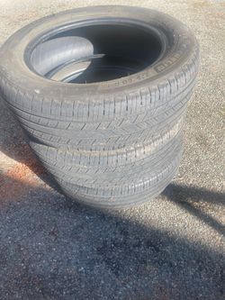 3 used 225/60R18 Michelin tires