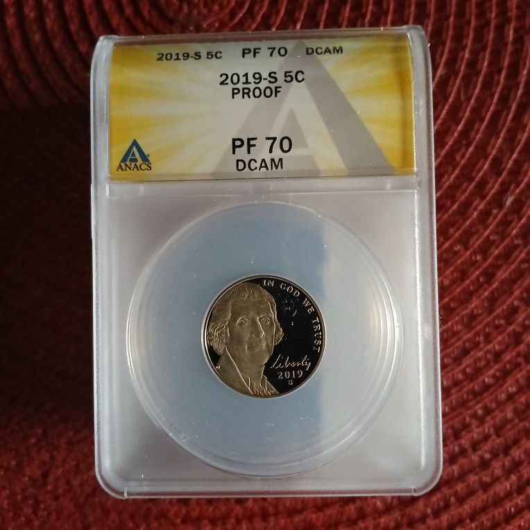 WOW 2019-S Jefferson Nickel PR70