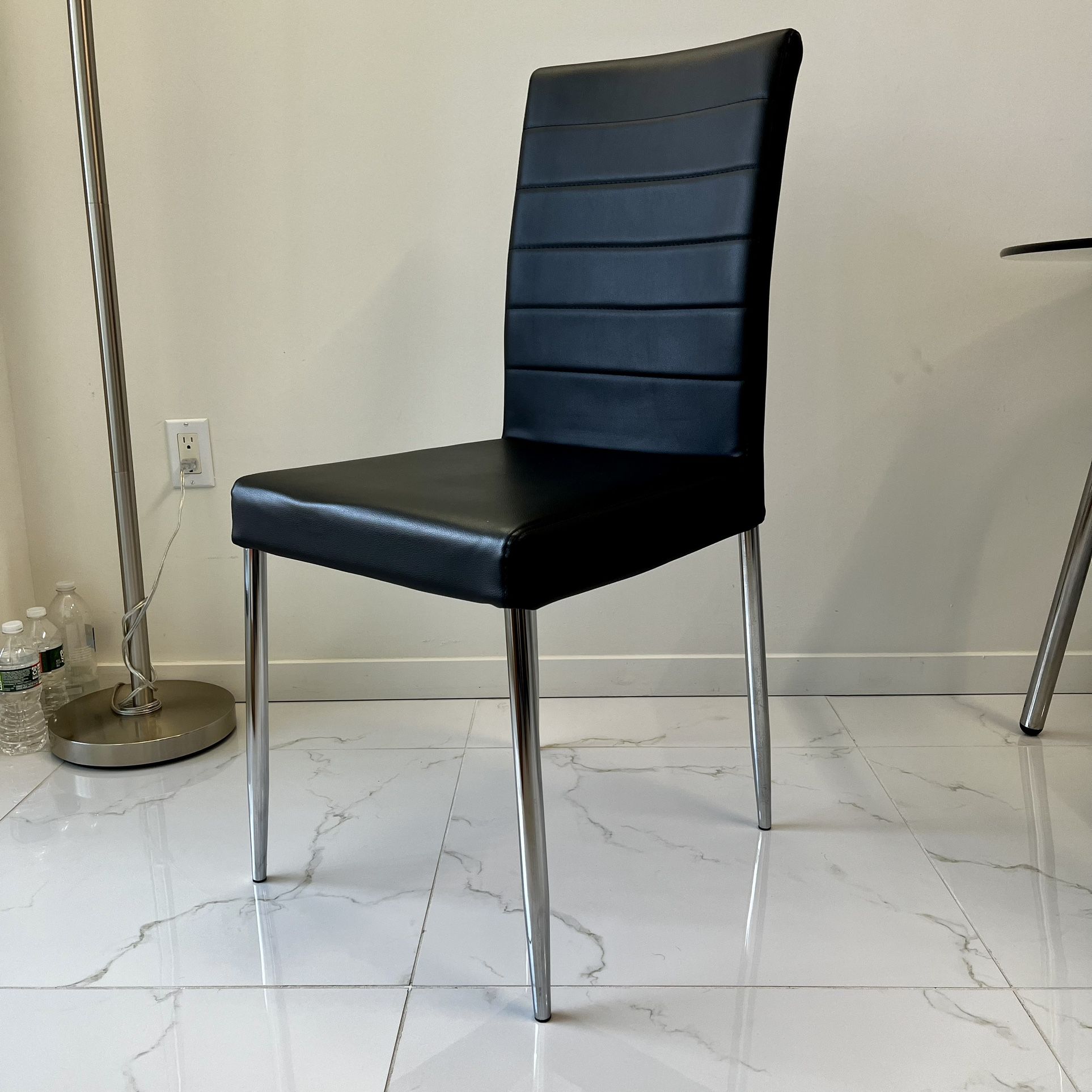 4 Black Dining Chairs