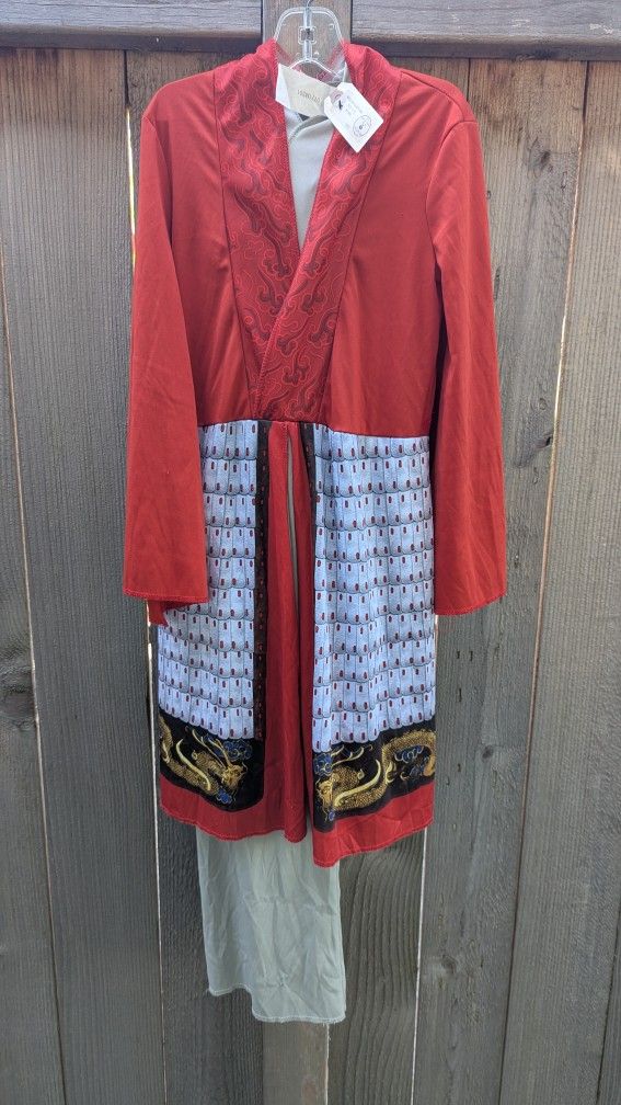 Disney Mulan Princess Dress Halloween Costume Girls Size 7/8