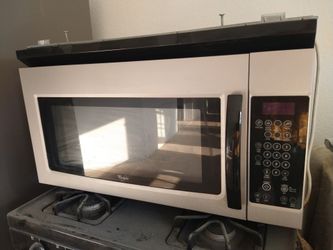 Whirlpool over range microwave