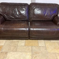 2 ( Recliner Coaches ) Used  [ LEATHER ]