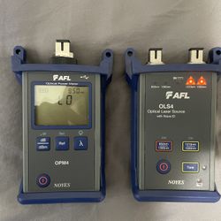 AFL OPM4 and OLS4 Fiber Power Meter Laser Source