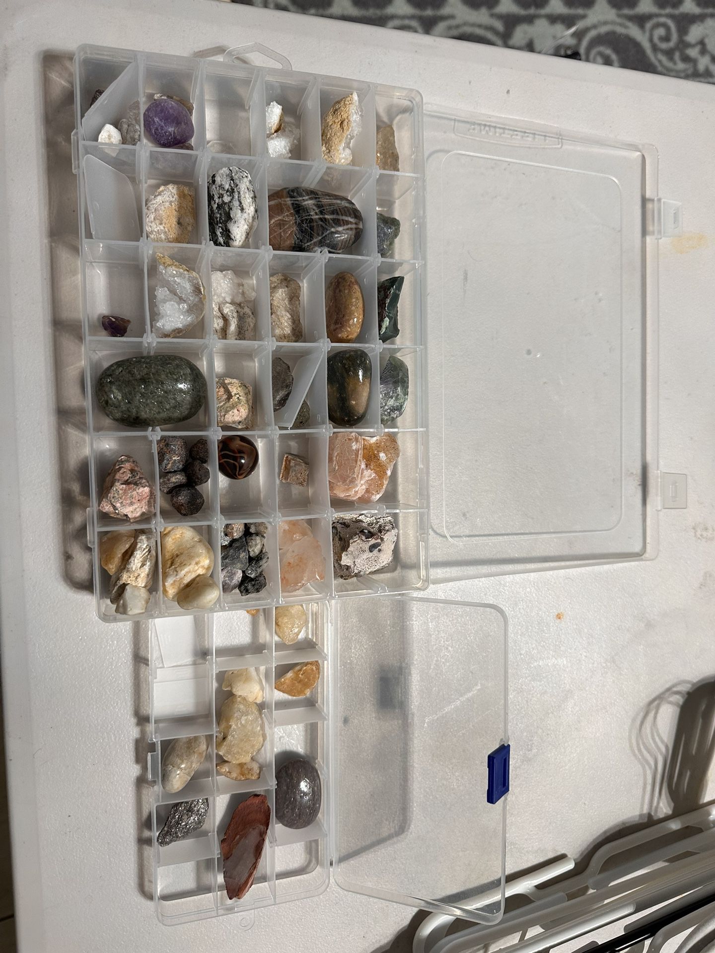 Stones With Storage Container Or Jewelry Craft Storage Bins