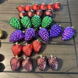 Vintage Ornaments Plastic 