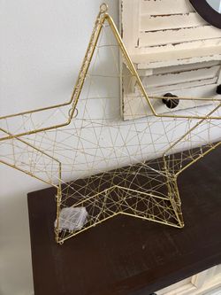 Gold Wire Star Light Decoration