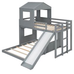 Full And Twin Bunk Bed 
