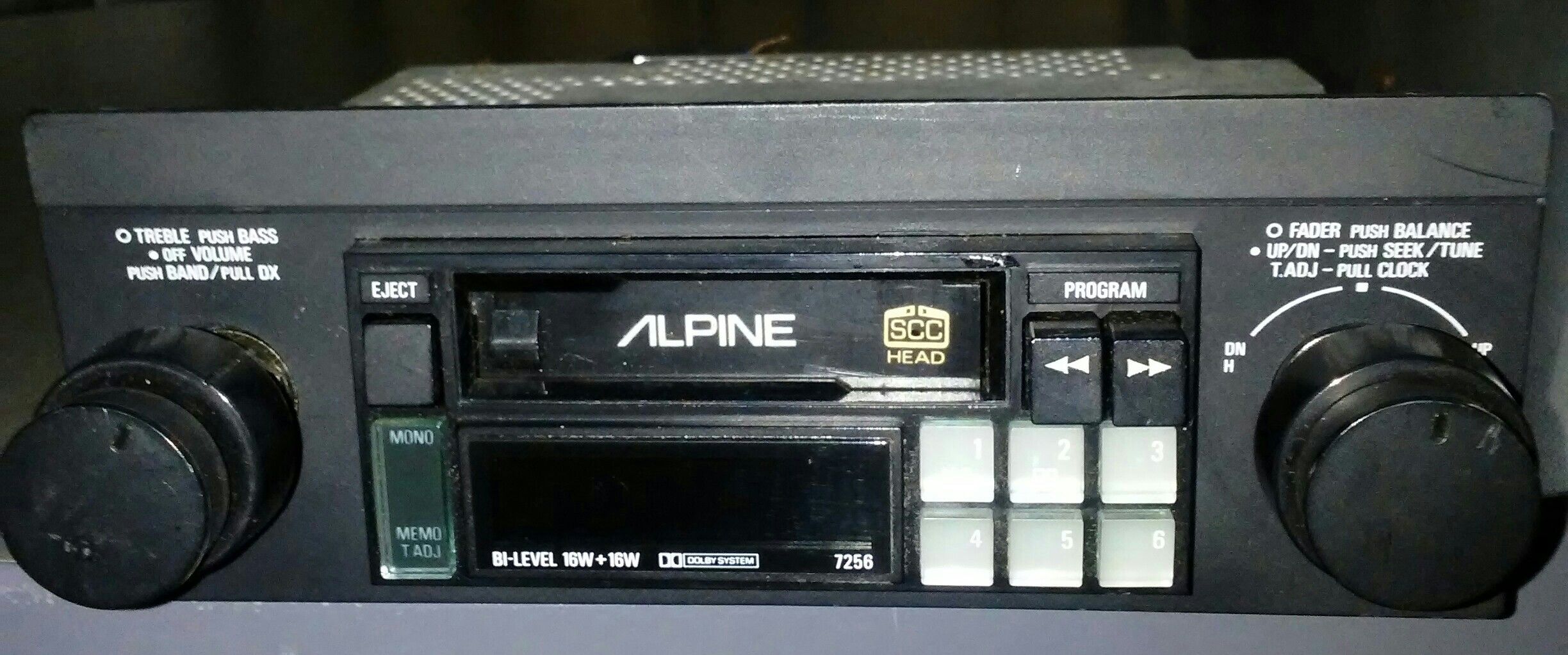 VINTAGE ALPINE CAR STEREO